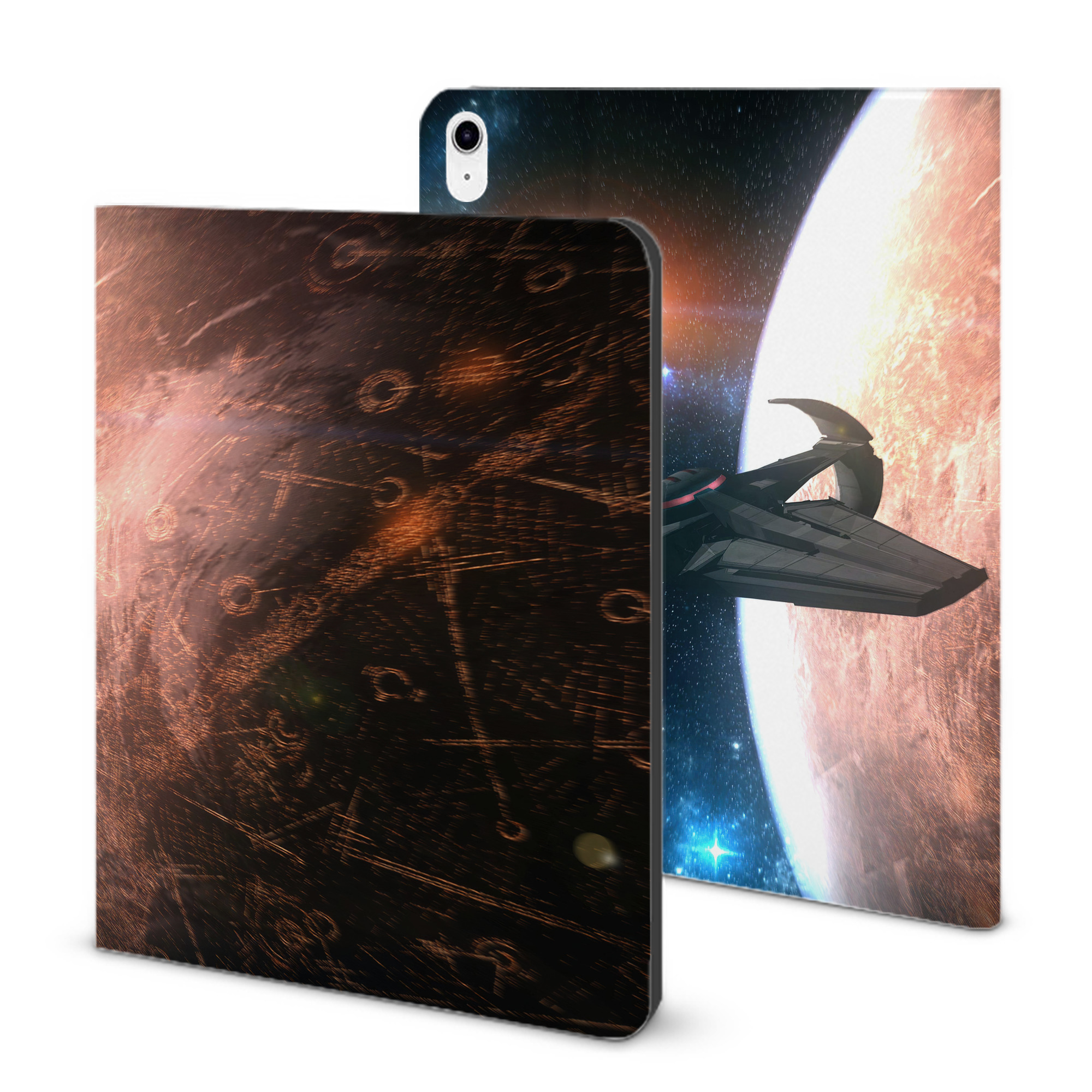 （画像用） スター・ウォーズ Star Wars IPad ケース ブック型 PUレザー TPU 耐衝撃 軽量 薄型 ペン収納なし 全面保護 IPad 各モデル対応